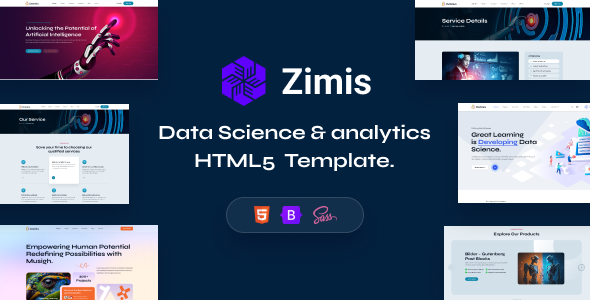 Zimis - Data Science & Analytics HTML5 Template by RRdevs