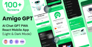 AI Chatbot GPT Mobile App PWA React Template - Amigo Chat GPT by The_Krishna