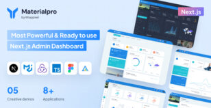 MaterialPro - Next.js Admin Dashboard by wrappixel