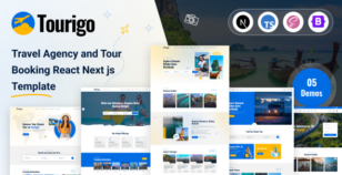 Tourigo - Travel Agency and Tour Booking React NextJs Template by BDevs