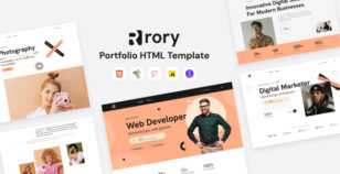 Rory - Personal Portfolio HTML Template by CodexShaper