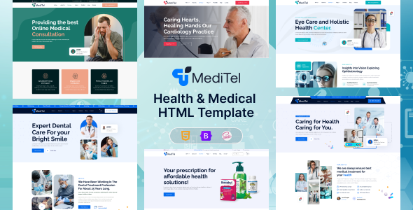 Meditel – Health & Medical Business WooCommerce HTML Template by ordainIT