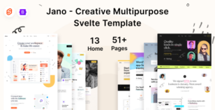 Jano - Svelte Creative Multipurpose Template by SRBThemes