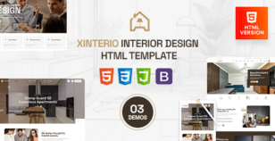 Xinterio - Interior Design HTML Template by themeStek