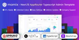 Mamix - NextJS AppRouter Typescript Admin Template by SPRUKO