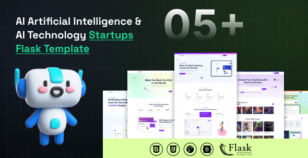 AI Artificial Intelligence & AI Technology Startups Flask Template - AI Doodle by _Themephi