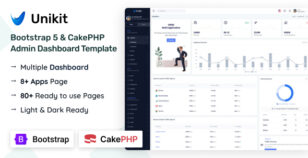 Unikit - Bootstrap & CakePHP Admin Dashboard Template by Getappui