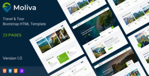 Moliva - Travel & Tour Bootstrap HTML Template by Themenix