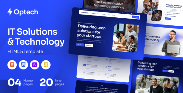 Optech - IT Solutions and Services HTML5 Template by MirrorTheme