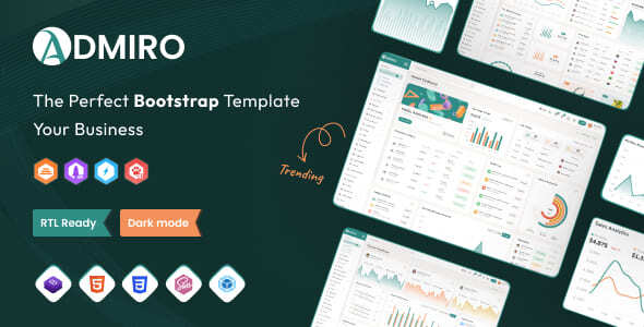 Admiro – Bootstrap Admin Dashboard Template by PixelStrap