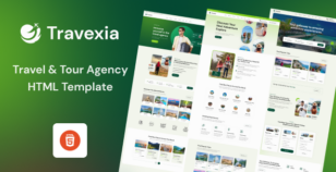 Travexia - Tour and Travel booking HTML Template by Saptheme