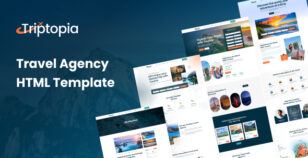 Triptopia - Travel Agency HTML Template by bplugins