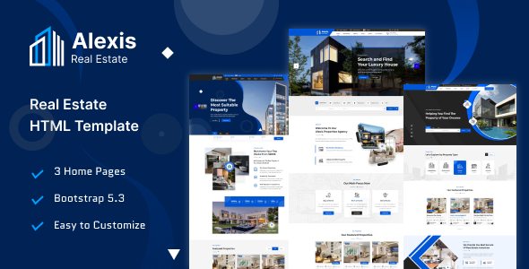 ALEXIS - Real Estates HTML Template by Themecraze