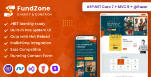 FundZone - Crowdfunding & Charity ASP.NET core MVC Template by DexignZone