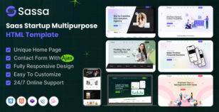 Sassa - Sass Startup Multipurpose HTML Template by themeholy