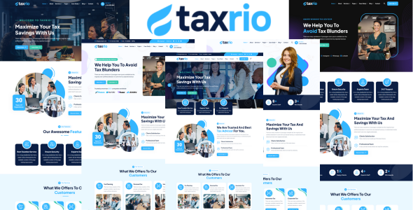 Taxrio - Tax Advisor & Consulting HTML5 Template by LunarTemp