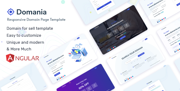 Domania - Domain for Sale Angular Template by themesdesign