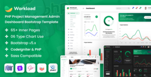 Workload - PHP Project Management Admin Dashboard Bootstrap Template by dexignlabs