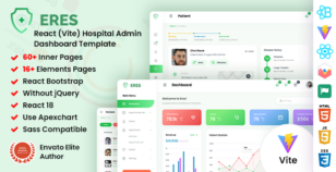 ERES - React (Vite) Hospital Admin Dashboard Template by DexignZone