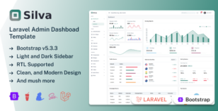 Silva - Laravel 11 Admin Dashboard Template by Zoyo-Themes