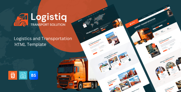 Logistiq - Logistics and Transportation HTML5 Template by weblayout