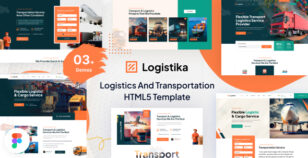 Logistika - Transportation & Logistics HTML Template by wpoceans