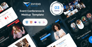 Envens - Event, Conference & Meetup HTML5 Template by webplateone