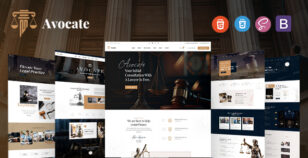 Avocate - Attorney Lawyer HTML Template by KodeSolution