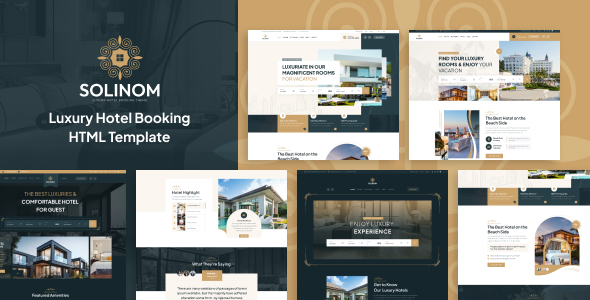 Solinom - Hotel Booking HTML Template by Layerdrops