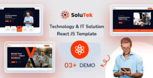 Solutek - Technology & IT Solution ReactJs Template by ThemeServices