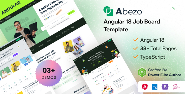 Abezo - Angular Job Board Template by EnvyTheme