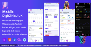 Mobile DigiClinicUIUX App Bootstrap 5 HTML Template by Maxartkiller
