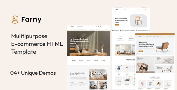 Farny - Multipurpose E-commerce HTML5 Template by DevGalaxy