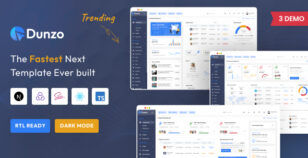Dunzo – React Nextjs Admin & Dashboard Template by PixelStrap