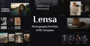 Lensa - Photography Portfolio HTML Template by NusaTheme