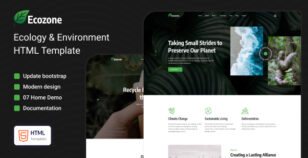 Ecozone - Ecology & Environment Template by laralink