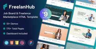 FreelanHub - Job Board & Freelance Marketplace HTML Template by Avitex