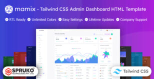 Mamix - Tailwind CSS Admin Dashboard HTML Template by SPRUKO