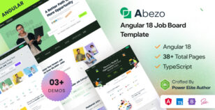 Abezo - Angular 18 Job Board Template by EnvyTheme