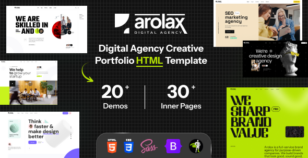 Arolax | Creative Digital Agency Theme by wealcoder_agency