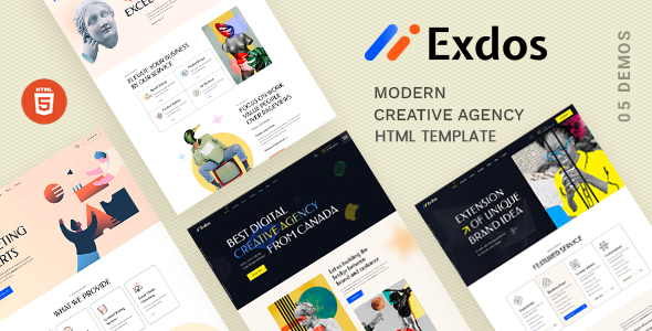 Exdos - Creative Agency HTML Template by Theme_Pure