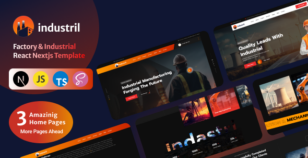 Industril - Factory and Industrial React Next js Template by EaglesThemes