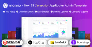 Mamix - NextJS AppRouter Javascript Admin Template by SPRUKO