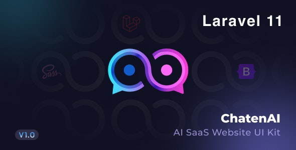 ChatenAi – Laravel 11 - AI SaaS Website + Dashboard UI Kit by PixcelsThemes