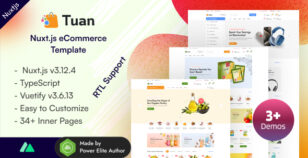 Tuan - Vue Nuxtjs eCommerce Template with Vuetify by EnvyTheme