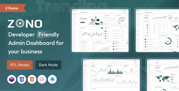 Zono - Bootstrap Admin Dashboard Html Template by PixelStrap