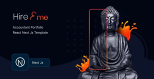 HireMe - Accountant Portfolio React Next Js Template by designTone