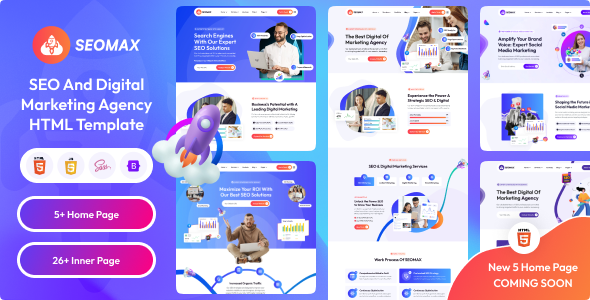 SEOMAX - SEO & Digital Marketing Agency HTML Template by VikingLab