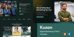 Kuzan - Digital Marketing Agency Template by BizanTheme