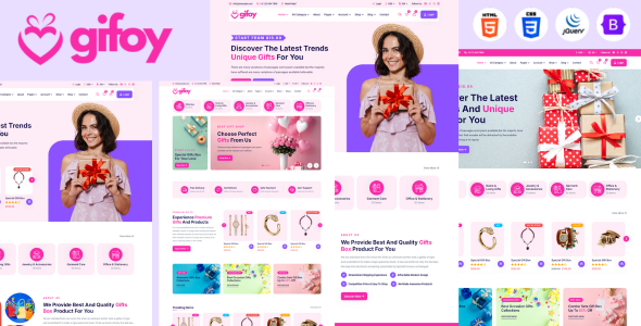 Gifoy - Gifts Shop HTML5 Template by LunarTemp